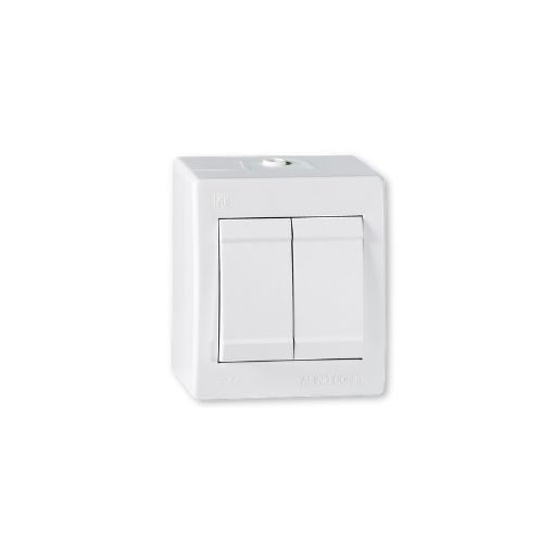 Slika POWER Sklopka Serijska (za na zid) IP 44, bela - 252.00