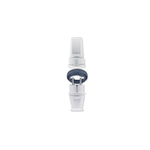 Slika Set pribora za produzni kabal - utikac 305, beli / crni prsten - 4065.0