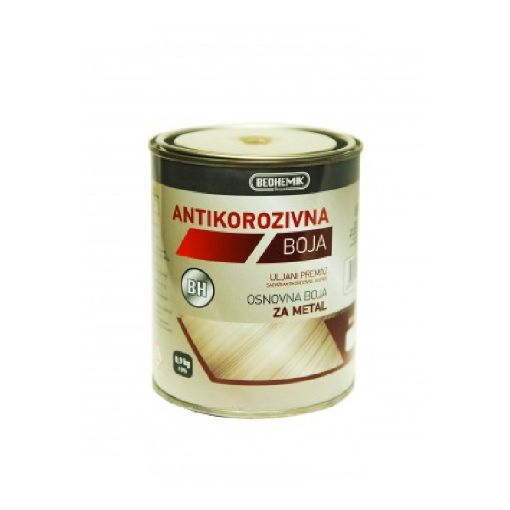 Slika ANTIKOROZIVNA BOJA - siva 0.25 kg