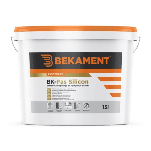 Slika BK - Fas Silicon 15 lit - beli