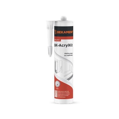 Slika BK - AcrylKit 280 ml beli - akrilni silikon