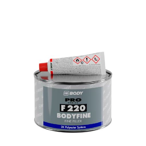 Slika BODY F220 BODYFINE 2K fini PES. kit 1 kg - bela