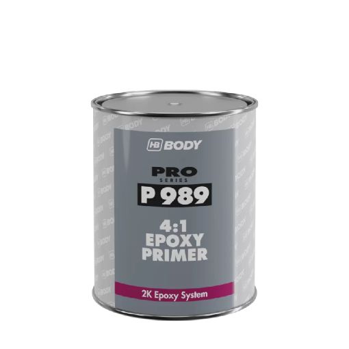 Slika BODY 989 (4:1) EPOXY PRAJMER 1 lit - Sivi + Hardener 0.25 lit.