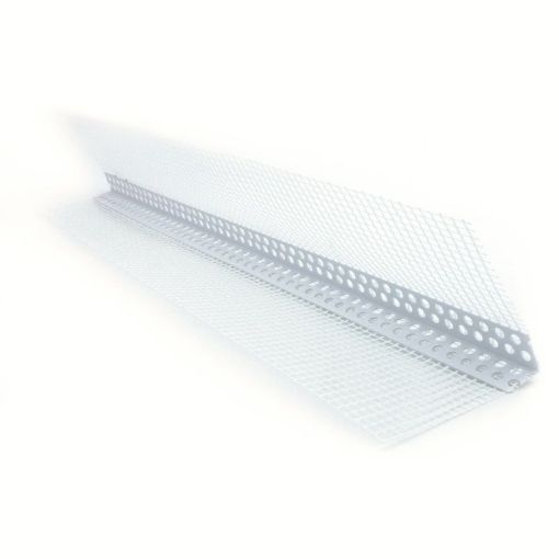 Slika Clever LAJSNA UGAONA pvc sa MREŽICOM (10x10) - 2,5m