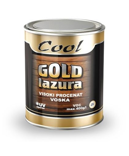 Slika COOL GOLD Lazura 0,75 lit - crvena 11
