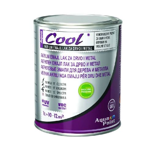 Slika COOL AKRILNI Emajl za drvo I metal 0,65 lit - žuti 2
