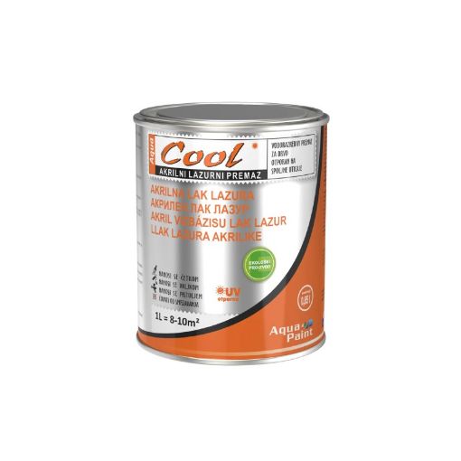 Slika COOL Akrilna LAK LAZURA 0,65 lit - mahagoni 7