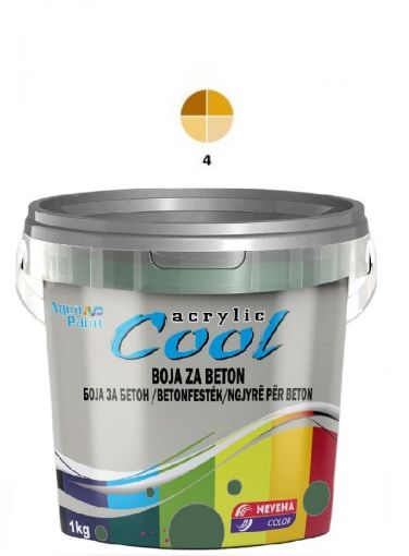 Slika COOL Akrilna BOJA ZA BETON 1 kg - oker 4