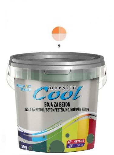 Slika COOL Akrilna BOJA ZA BETON 1 kg - kajsija 9