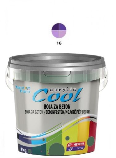Slika COOL Akrilna BOJA ZA BETON 1 kg - ljubičasta 16