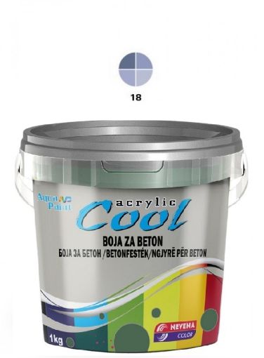 Slika COOL Akrilna BOJA ZA BETON 1 kg - siva 18