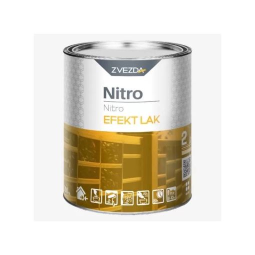 Slika ZVEZDA Nitro efekt lak - plavi  0.75 lit