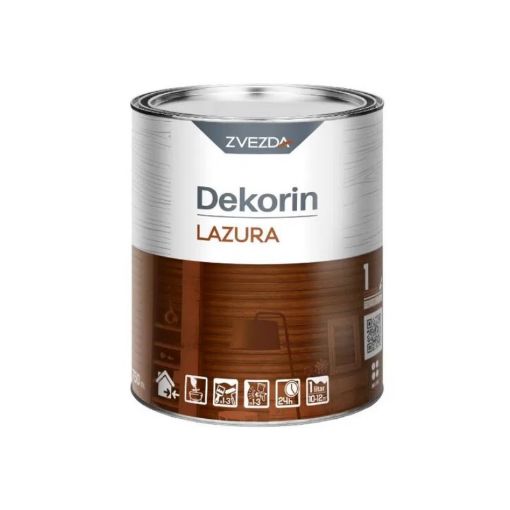 Slika DEKORIN Lazura - orah N°4  0.75 lit