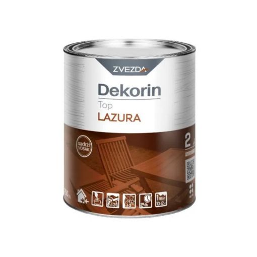 Slika DEKORIN Top lazura - trešnja N°8  0.75 lit