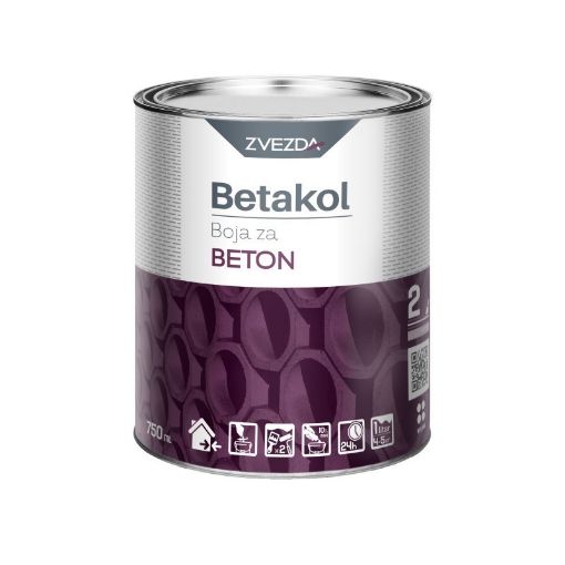 Slika BETAKOL Boja za beton - siva RAL 7032  0.75 lit
