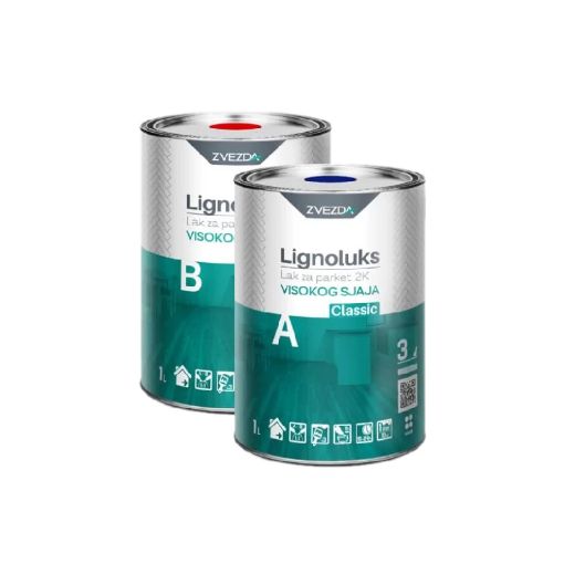Slika LIGNOLUKS Lak za parket 2K visokog sjaja CLASSIC, komponenta B  1 lit