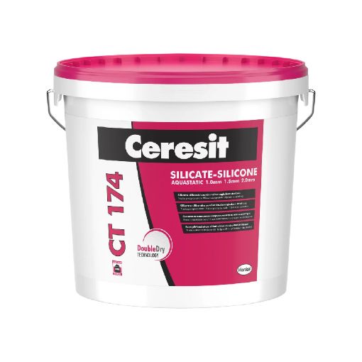 Slika CERESIT CT-174 silikatno-silikonski zagladeni malter  1,5mm 25 kg - baza