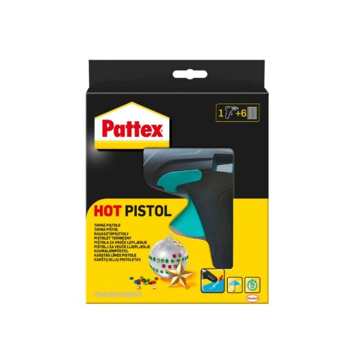 Slika PATTEX pištolj za vruće lepljenje Set (+6 patrona)