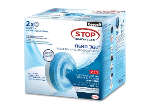 Slika CERESIT stop vlažnosti AERO 360° DOPUNA Neutral (2x450 g)