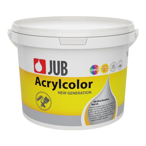 Slika ACRYLCOLOR - 5 lit - Beli