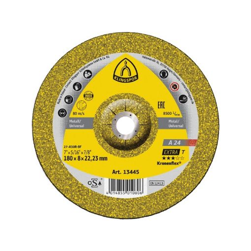 Slika KL Brusna ploca za metal A24EX 125x6x22,23mm - 231885 (13402)