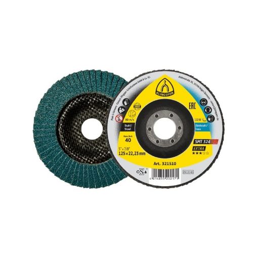 Slika KL Lamelasti brusni disk za celik SMT324 115x22,23 mm P40 - 321509