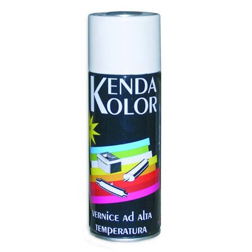 Slika KENDA SPREJ ZA VISOKE TEMPERATURE 600°C, 400 ml - crni mat  03-5805