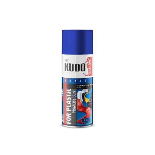Slika KUDO PRAJMER & BOJA ZA PLASTIKU 400 ml - BU-6001 Siva