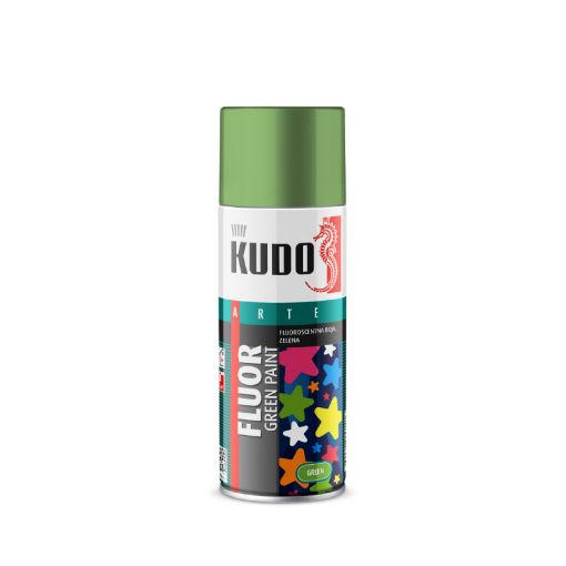Slika KUDO FLUORESCENTNA BOJA 400 ml - BU-1203 Zelena