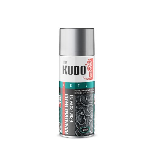 Slika KUDO 2u1 BOJA EFEKAT KOVANOG GVOŽĐA 400 ml -  BU-3009 Crna Bronza
