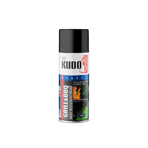Slika KUDO TERMOOTPORNA BOJA ZA ROŠTILJE 400 ml - BU-5127 Zlatna