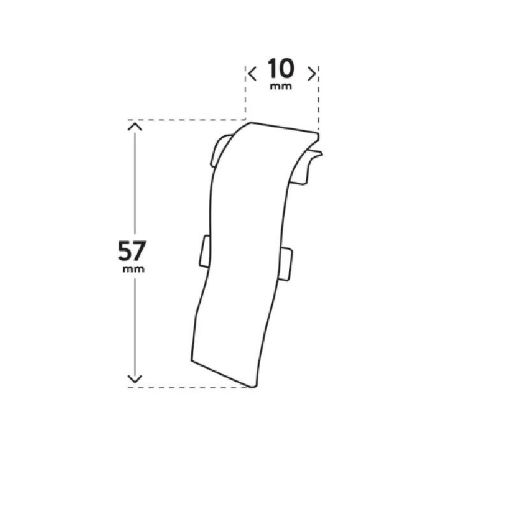 Slika Spojevi za Laminat lajsne PF56 (2 kom) 001 - 3516