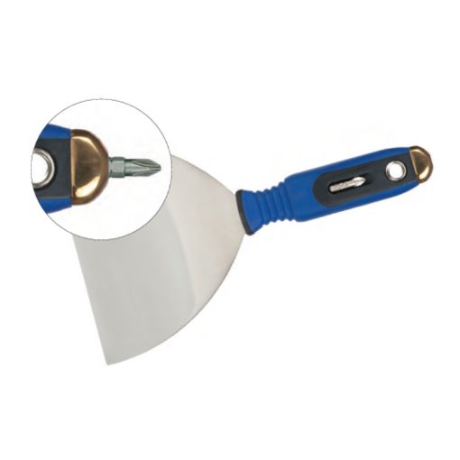 Slika Špahtla rostfraj 150 mm, gumena drška sa zavrtnjem