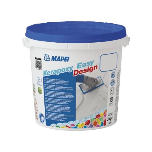 Slika MAPEI Fug masa KERAPOXY Easy Design N.0113  3 kg - cement siva