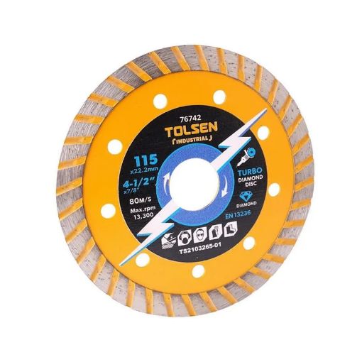 Slika REZNA PLOČA DIJAMANTSKA TURBO 125*22.2mm