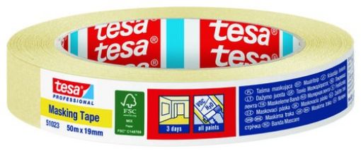Slika KREP TRAKA TESA Masking Tape 50 m : 19 mm (16 / 96) - 51023-00000-00