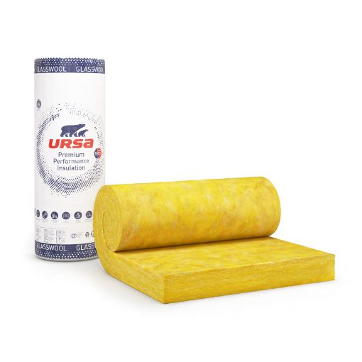 Slika Staklena vuna URSA DF 39 Ab 100mm x 7500mm x 1200mm - (9 m2) (270 m2)