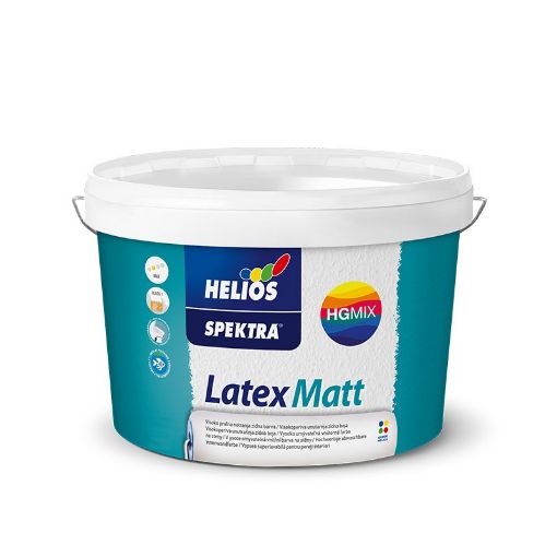 Slika SPEKTRA LATEX MAT bela B1  5 lit